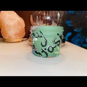 Hand painted mason jar